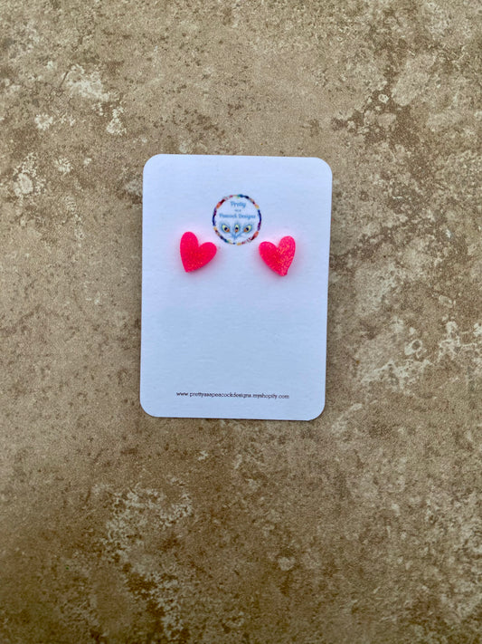 Heart Stud Earrings