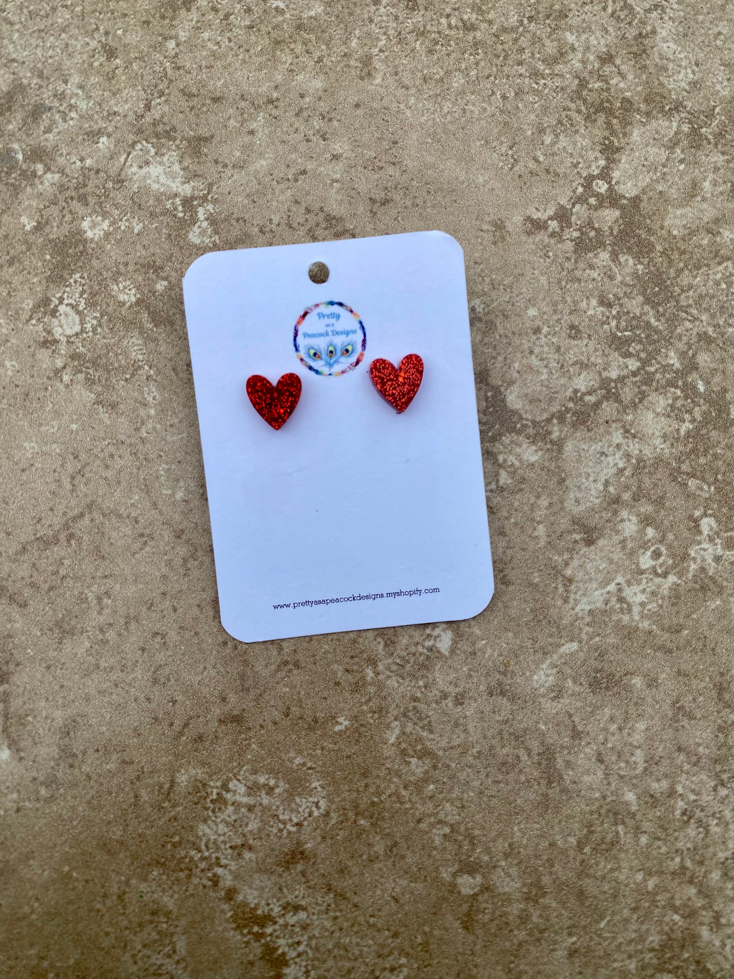 Heart Stud Earrings