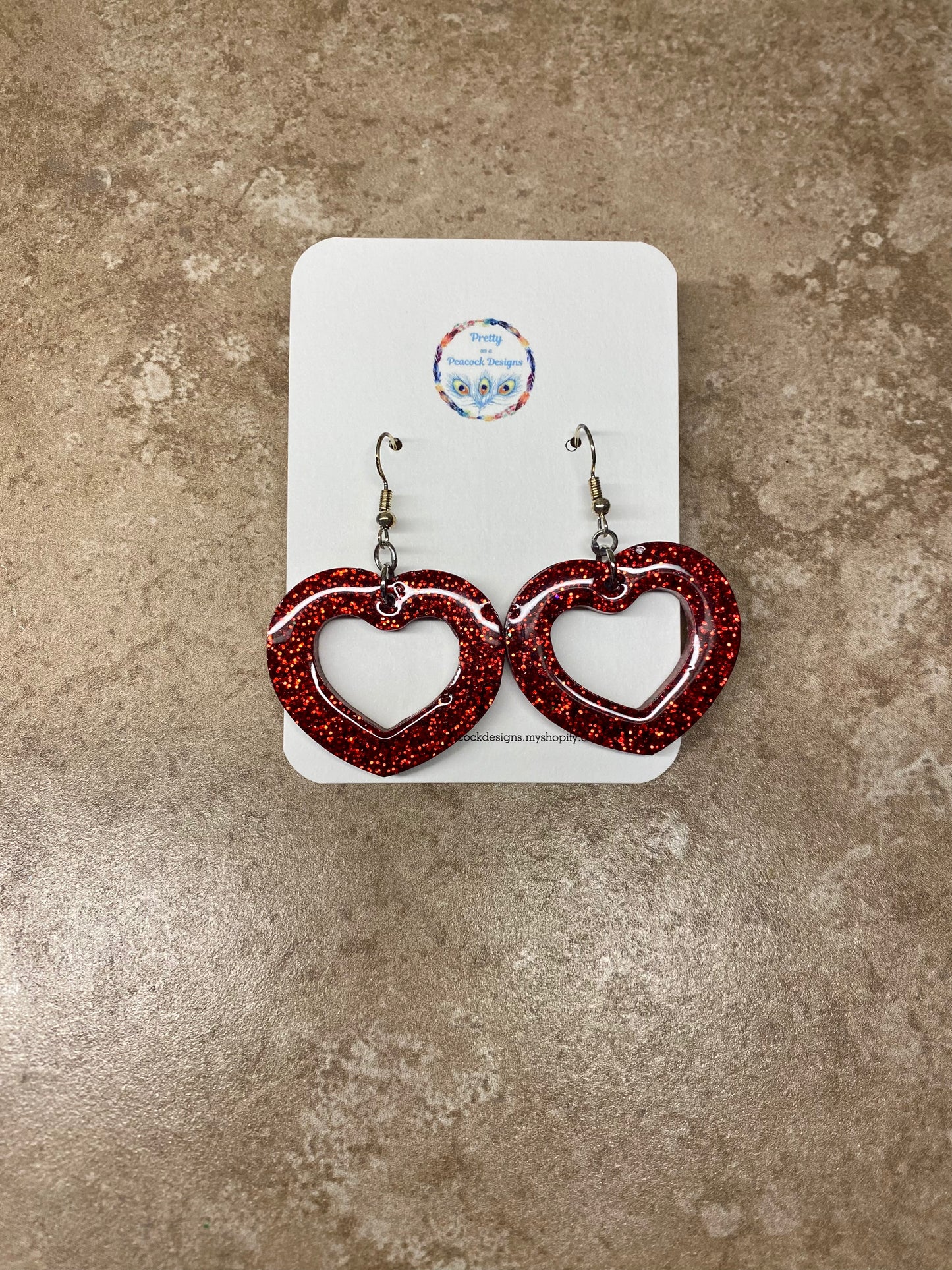 Large Heart Earrings