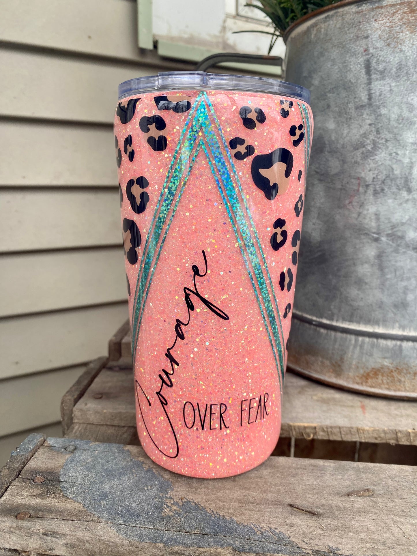 Courage Over Fear Tumbler