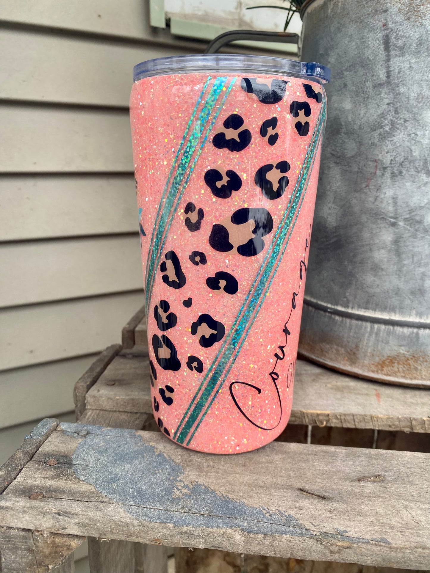 Courage Over Fear Tumbler