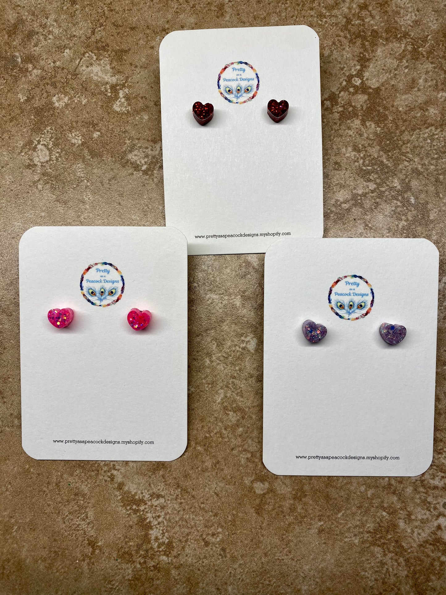 Mini Heart Stud Earrings