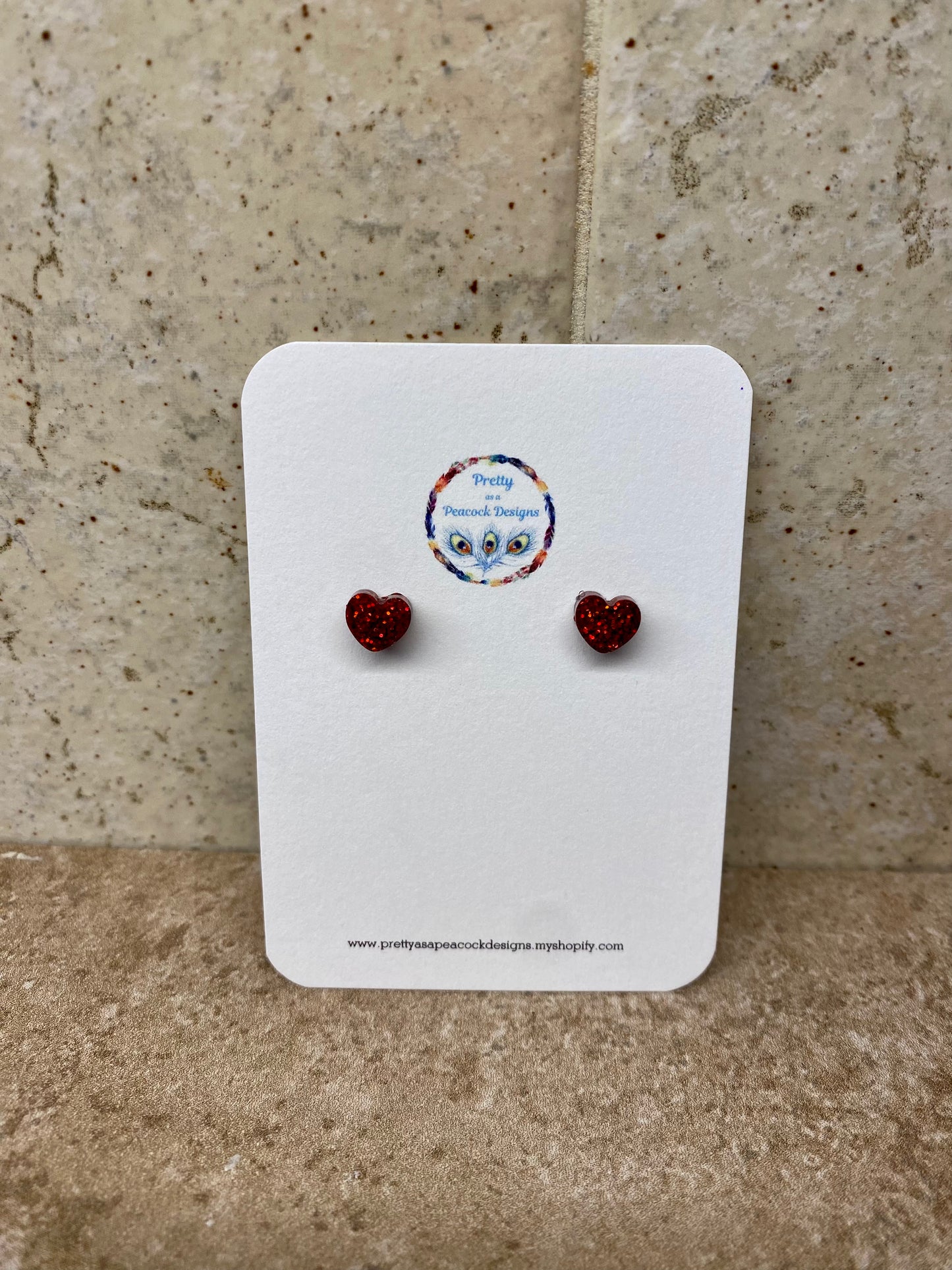 Mini Heart Stud Earrings