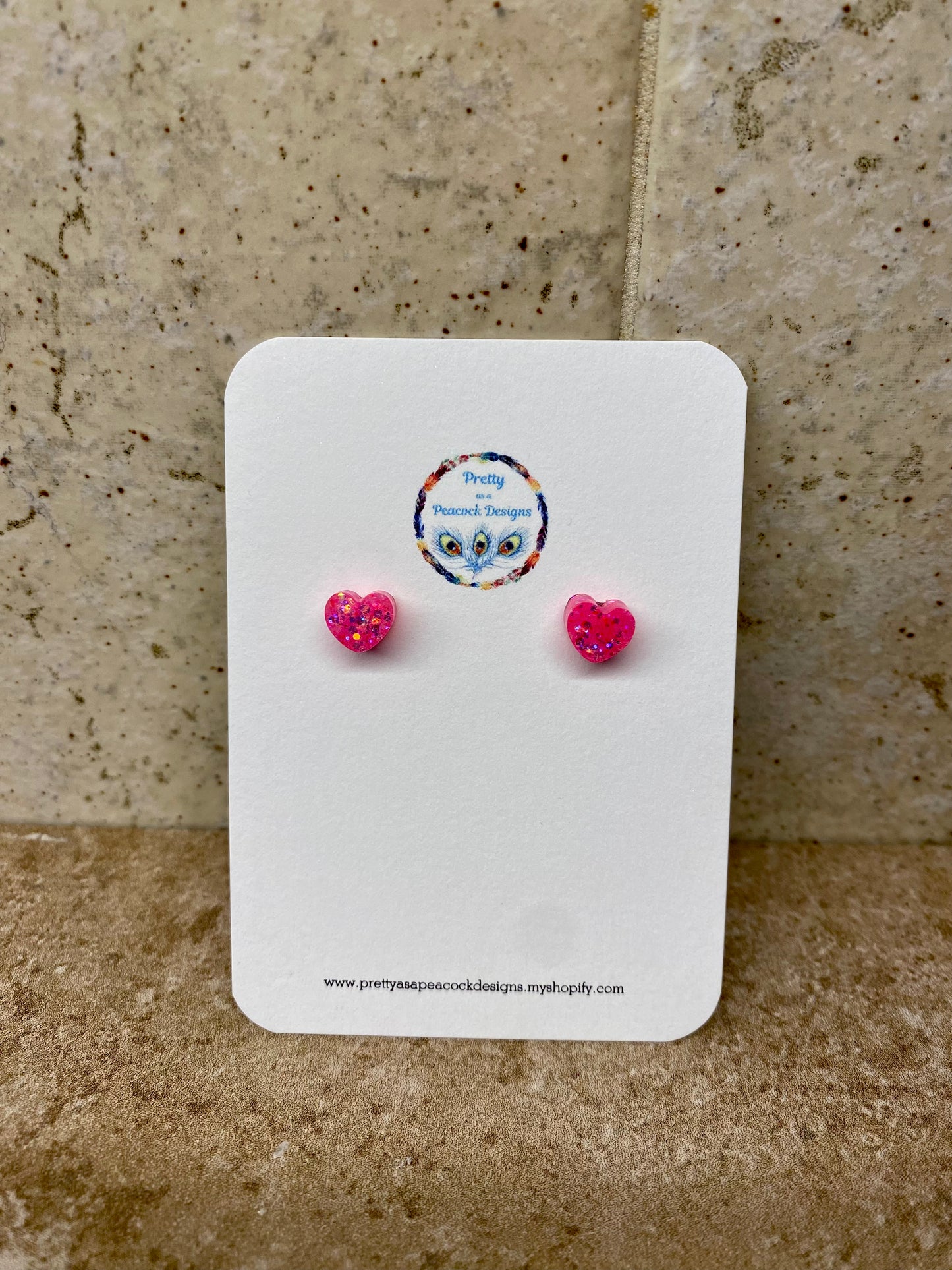Mini Heart Stud Earrings