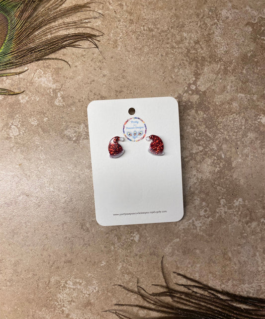 Santa Hat Stud Earrings