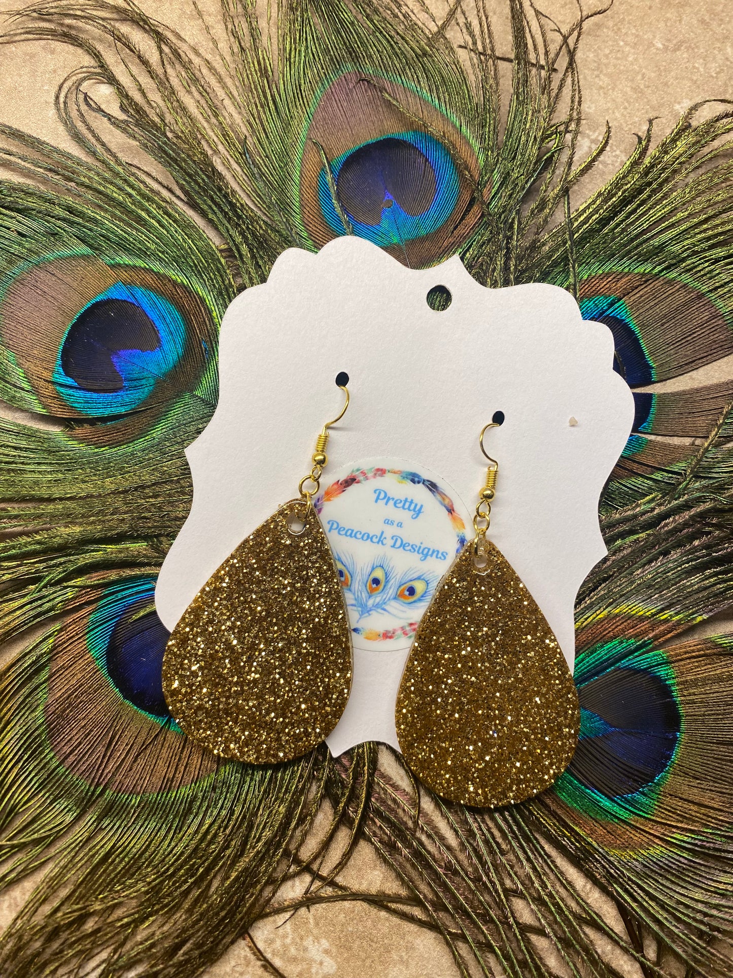 Large Tear Drop Earrings