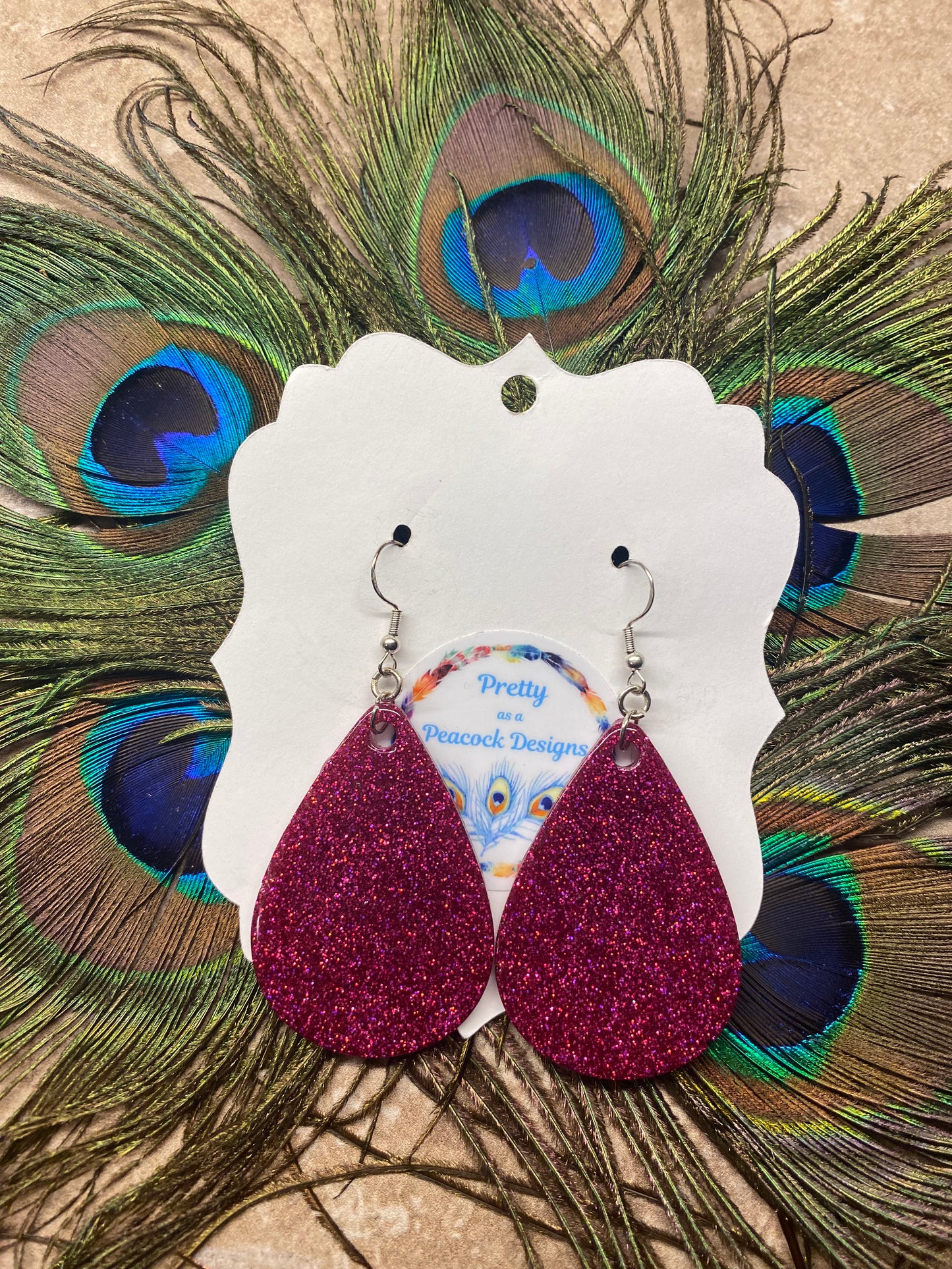 Large Tear Drop Earrings